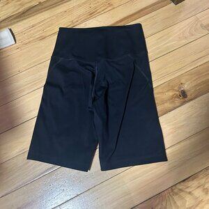 Girlfriend Collective Black High-Rise Bike Short